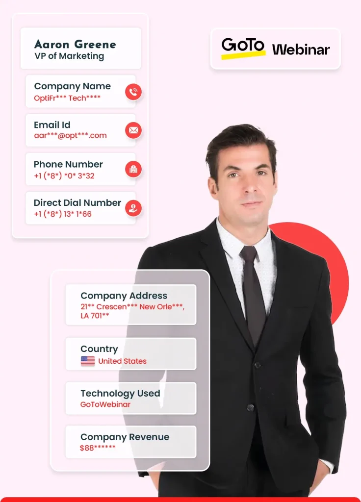 GoToWebinar Customers Email List