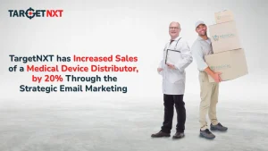 Increased sales of a Medical Device Distributor, by 20%