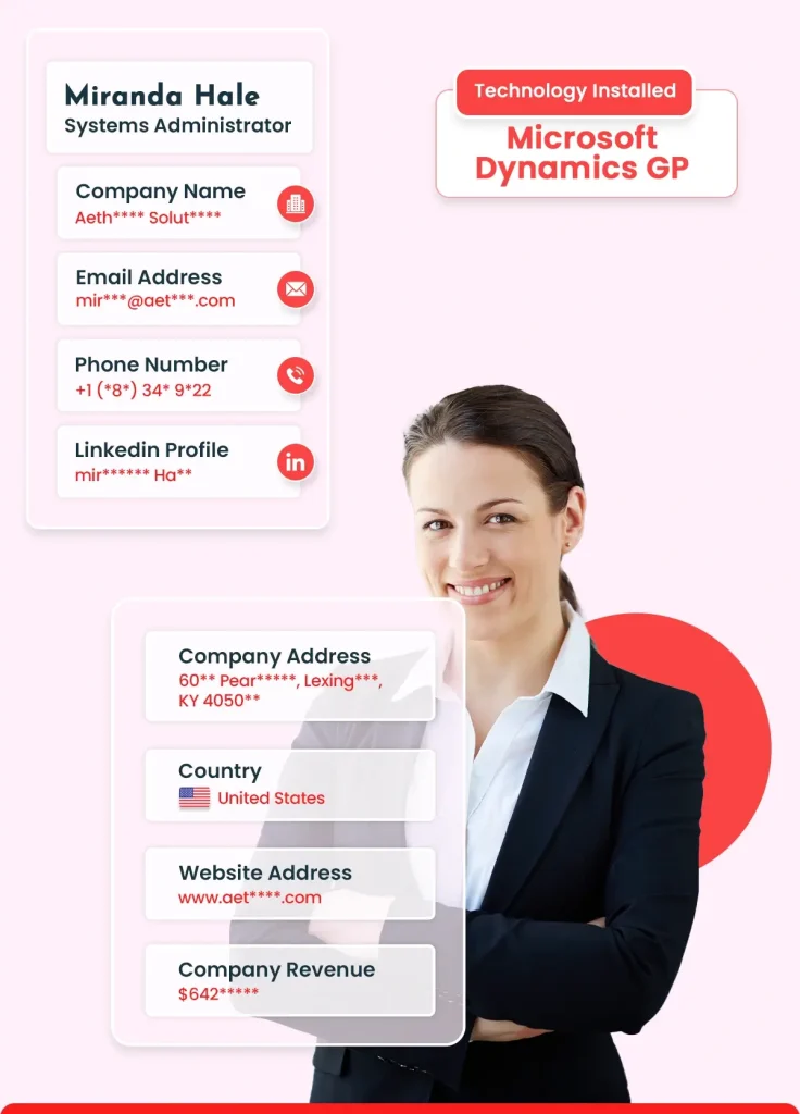 Microsoft Dynamics GP Customers Email List