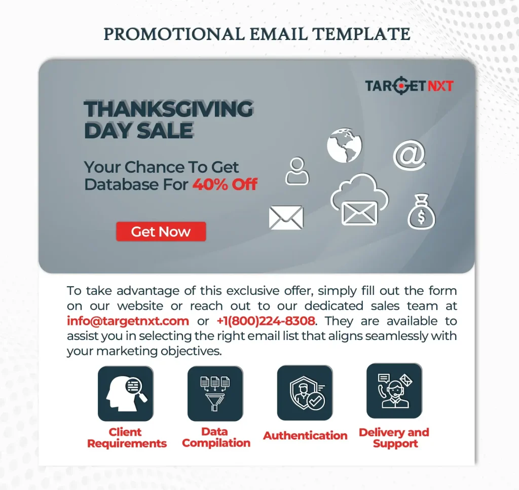 Promotional Email Template 