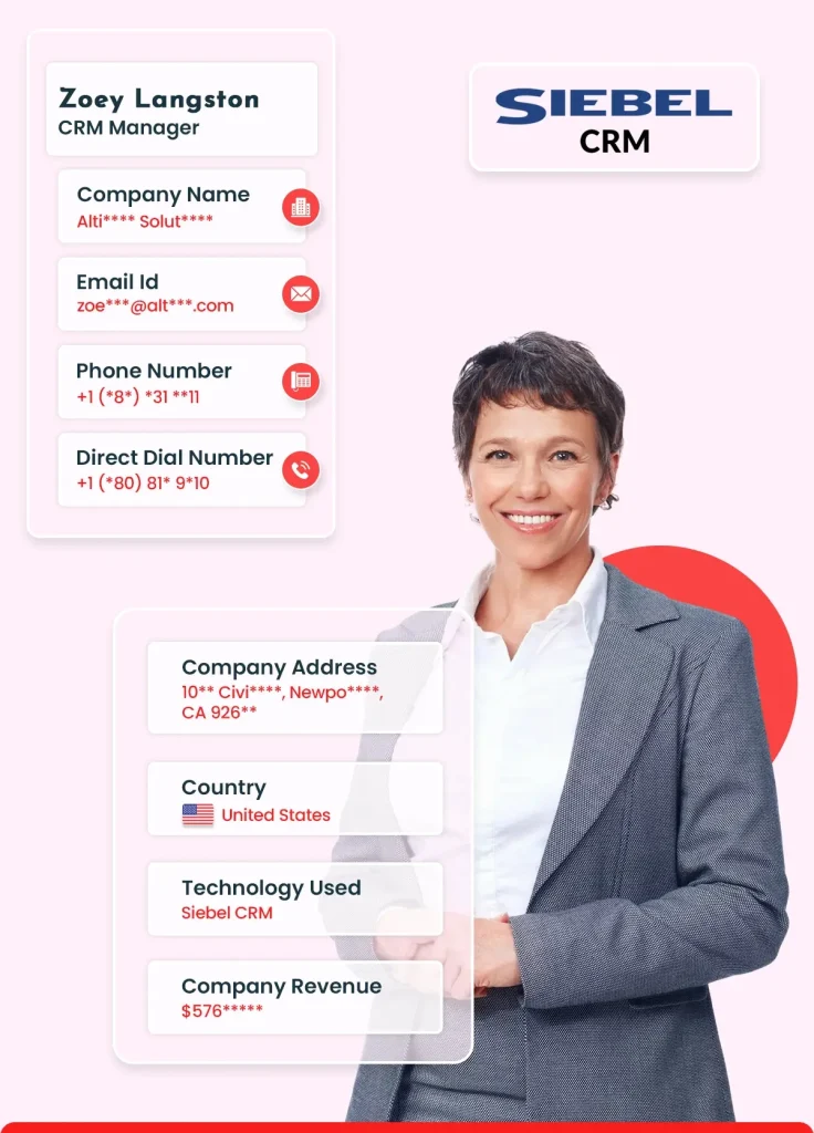 Siebel CRM Customers List