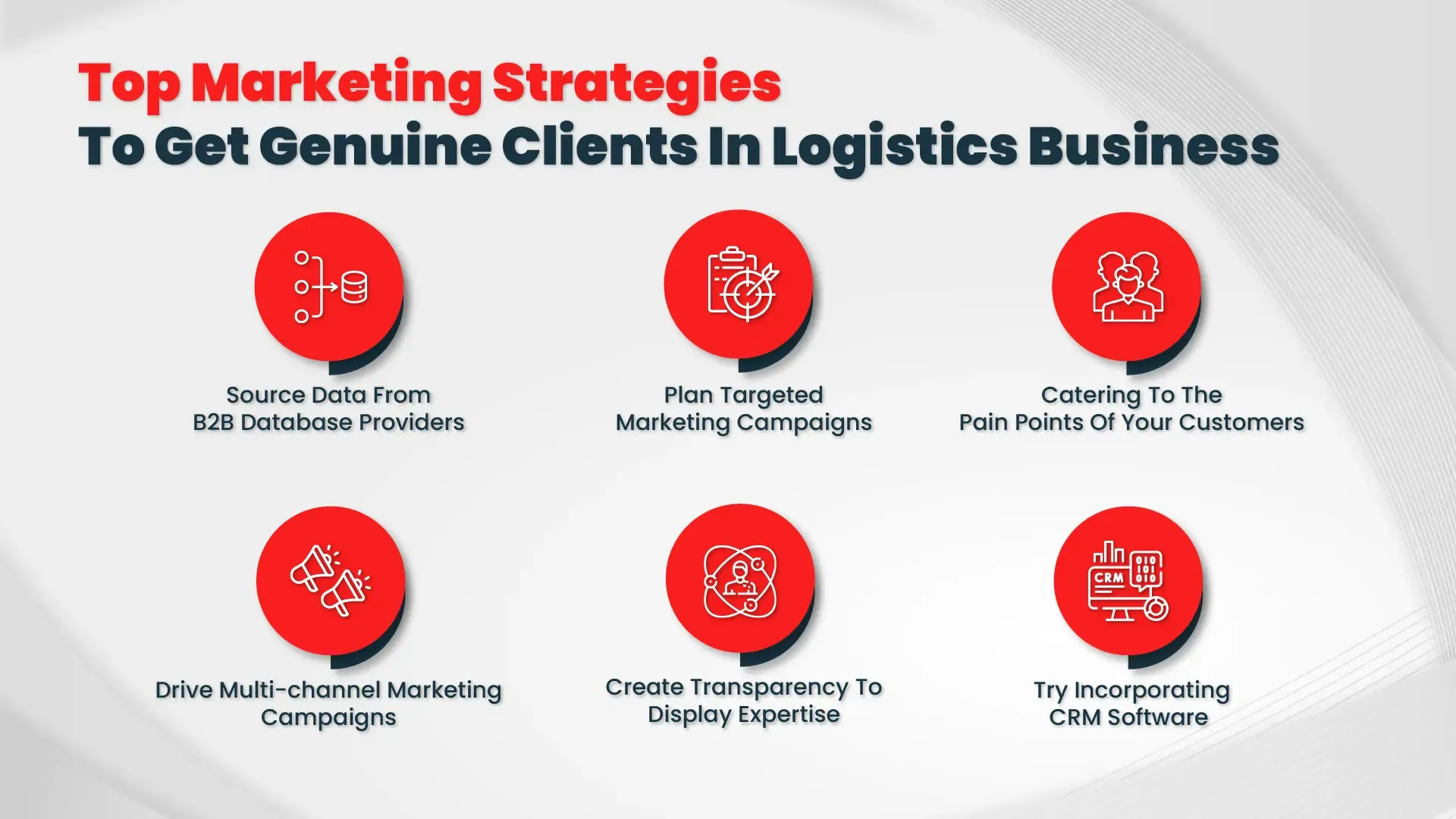 Top Marketing Strategies To Get Genuine Clients In Logistics Business